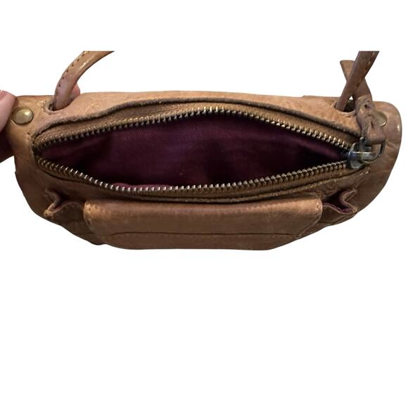 R.P.S Rock Paper Scissors Leather Crossbody Y2KBag VintageVibes Festival Indie - Picture 5 of 8